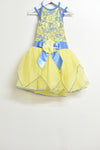 Girls Miscellaneous - Soft Yellow & Blue Dance Costume - Size 4-5 - GRL GMIS - FAS011 - GEE
