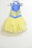 Girls Miscellaneous - Soft Yellow & Blue Dance Costume - Size 4-5 - GRL GMIS - FAS011 - GEE