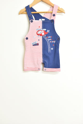 Baby Boys Jumpsuit - Little Fella - Size 6-12Mths - BYS BJUM - FAS005 - GEE