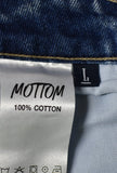 Ladies Denim  - Mottom  - Size L - LJE - FAS001 - VG