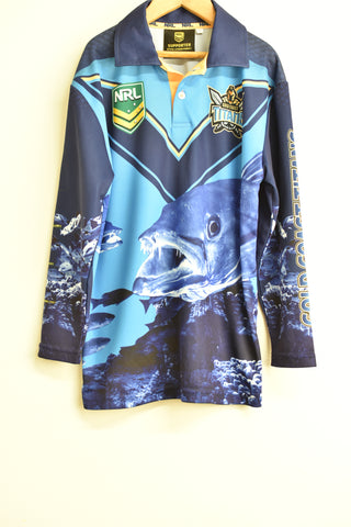 Boys T'Shirt - Gold Coast Titans - Size 10 - BYS BTS - FAS008 - GEE