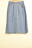 Ladies Denim - Denim Midi Skirt - Size L - LJE LSK - FAS012 - GEE