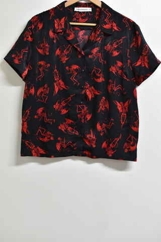 Vintage Inspired Tops - Black Friday - Size 14 - VTOP - FAS023 - GEE