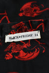 Vintage Inspired Tops - Black Friday - Size 14 - VTOP - FAS023 - GEE