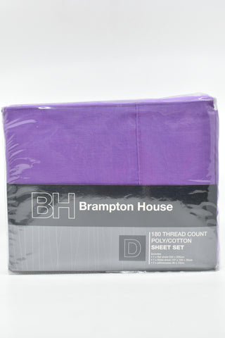 Manchester - Brampton House Sheet Set - Size Double - BXED - FAS027 - GEE