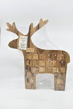 Christmas Home Decor - Standing Deer Advent Calendar - XMAS - FAS026 - GEE