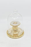 Christmas Home Decor - Dusk : Natalie Gold Glass Dome - XMAS - FAS026 - GEE