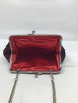 Vintage Accessories - Lace Covered Red Clutch Bag - VACC3418 HHB - GEE