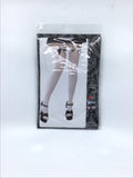 Ladies Miscellaneous - Pink Bow White Stockings - Size OSFA - LMIS393 - GEE