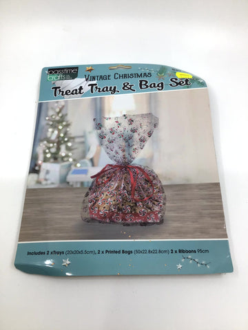 Christmas -  Christmas Treat Tray & Bag Set - 2 Pack - XMAS2 - FAS006 - GEE