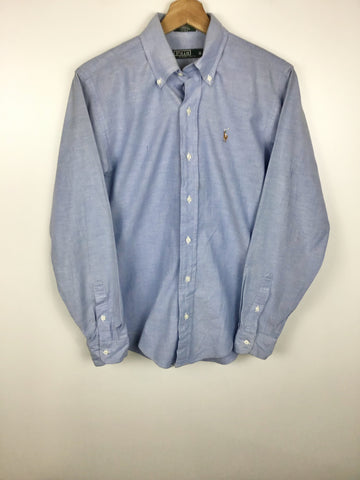 Premium Vintage Shirts/ Polos - Women's Blue Polo Shirt by Ralph Lauren - Size 18 - PV-SHI133 WPLU - GEE
