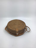 Vintage Accessories - Brown Round Rattan Bag - VACC3563 - GEE