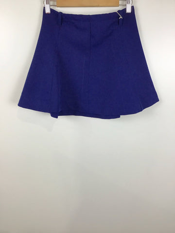 Premium Vintage Dresses & Skirts - Lerner Shops Navy Mini Skirt - Size 9 - PV-DRE286 - GEE