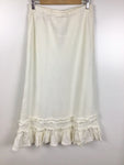 Premium Vintage Dresses & Skirts - INC International Concepts White Maxi Skirt - Size 8 - PV-DRE287 - GEE