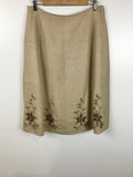 Premium Vintage Dresses & Skirts - Silkland Midi Skirt - Size 8 - PV-DRE291 - GEE