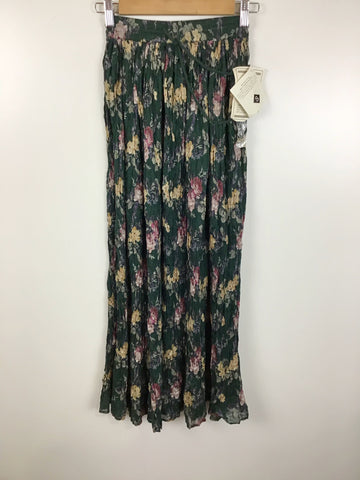 Premium Vintage Dresses & Skirts - Basic Editions Green Maxi Skirt - Size S - PV-DRE293 - GEE