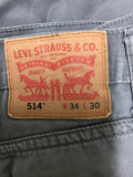 Mens Denim - Levi's Strauss & Co (514) - Size 34 - LJE324 - GEE
