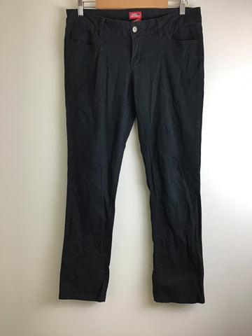 Premium Vintage Shorts & Pants - Ladies Dickies Black Original Straight Leg Pant - Size 13 - PV-SHO313 - GEE