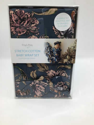 Girls Miscellaneous - Stretch Cotton Baby Wrap Set - Size 100cm x 100cm - GMIS45 - GEE