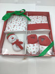 Christmas - 4 Piece Gift Set - Size New Born - XMAS614 - GEE