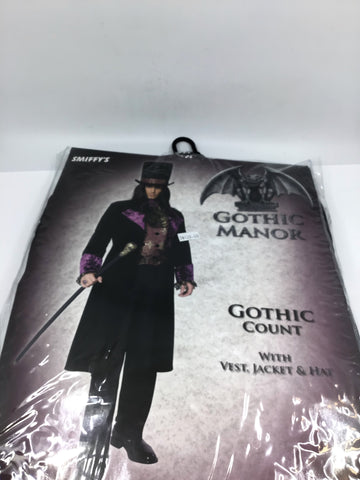 Mens Miscellaneous - Halloween: Gothic Count - Size M - MMIS - GEE