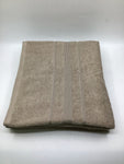 TOWELS - Brown Bath Sheet With 3 Stripes - NAACE - GEE