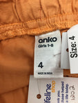 Girls Shorts - Anko - Size 4 - GRL1202 GSH - GEE