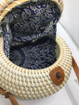 Vintage Accessories - Rattan Cross Body Bag - VACC3453 HHB - GEE