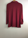 Vintage Tops - Maroon Shirt - Size M/L - VTOP2066 - GEE