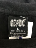 Bands/ Graphic Tees - AC/DC Cropped Tee - Size L - VBAN1691 - GEE