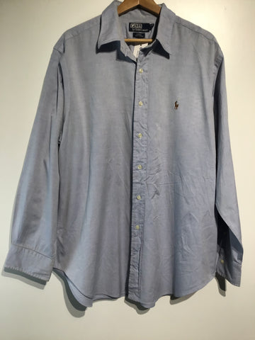 Premium Vintage Shirts/ Polos - Polo Ralph Lauren Blue Button Down - Size L - PV-SHI168 - GEE