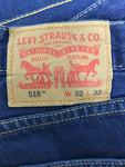 Mens Denim - Levi Strauss & Co (516) - Size 32 - MJE328 - GEE