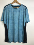 Mens Activewear - Blue Shirt - Size XL - MACT428 MPLU - GEE