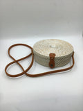 Vintage Accessories - White Rattan Bag - VACC3556 HHB - GEE