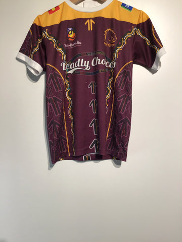 Boys T'Shirts - 2015 Deadly Choices Broncos Tee - Size 10 - BYS838 BTS - GEE