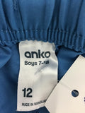 Boys Shorts - Anko - Size 12 - BYS999 BSR - GEE