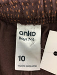 Boys Shorts - Anko - Size 10 - BYS1002 BSR - GEE