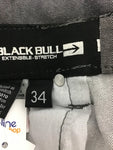 Mens Shorts - Black Bull - Size 34 - MST556 - GEE