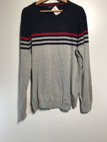 Premium Vintage Jackets & Knits - Nautica Striped Sweater - Size L - PV-JAC203 - GEE
