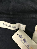 Premium Vintage Jackets & Knits - Nautica Grey Zipped Hoodie - Size M - PV-JAC215 - GEE