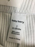 Baby Girls Pants - Baby Berry - Size 1 - GRL1530 BAGP - GEE