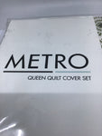 Manchester - Metro Queen Quilt Cover Set - BXED372 - GEE