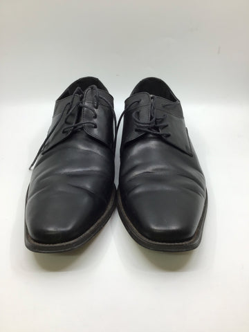 Mens Shoes - Black Leather Colorado Dress Shoes - Size UK13 US14 EUR47 - MS0161 - GEE