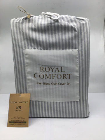 Manchester - Royal Comfort King Quilt Cover Set - BXED371 - GEE