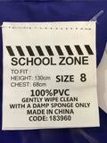Boys Miscellaneous - School Zone Rain Jacket - Size 8 - BYS875 BMIS - GEE
