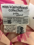 Vintage Dresses - Miss International Collection Palm Island - Size 16 - VDRE2040 - GEE