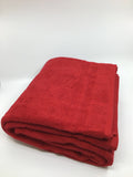 TOWELS - Red Bath Sheet - NAACE - GEE