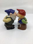 Vintage Accessories - Kissing Gnomes Ceramic Salt and Pepper Shaker Set - VACC3363 - GEE