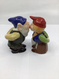 Vintage Accessories - Kissing Gnomes Ceramic Salt and Pepper Shaker Set - VACC3363 - GEE