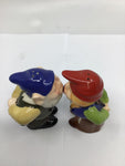 Vintage Accessories - Kissing Gnomes Ceramic Salt and Pepper Shaker Set - VACC3363 - GEE